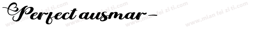 Perfect ausmar字体转换